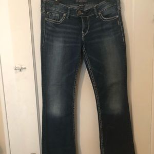 Silver Tuesday Jeans.